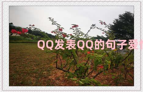 QQ发表QQ的句子爱情